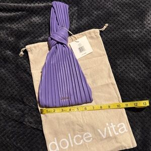 Dolce Vita Carey purple wristlet NWT